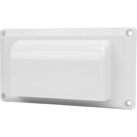 Ortviai Cache-ventilation latéral pour camping-car, caravane, bateau – ABS résistant aux UV, blanc (03040278)