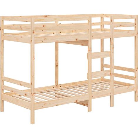 Cama litera sin colchón madera maciza de pino 90x190 cm vidaXL (1/5)