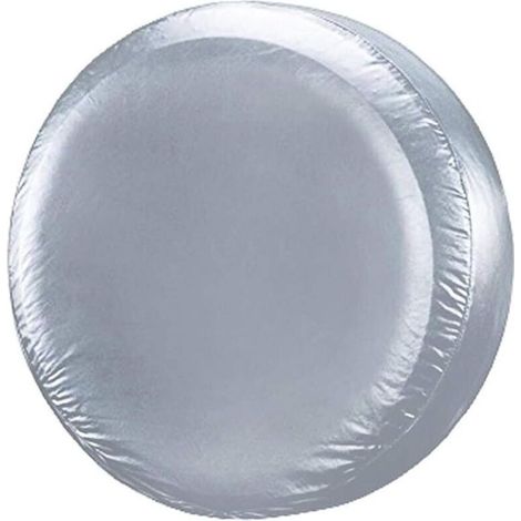 Argent 30" Pouces Housse de Pneu de Secours Couverture Roue pour Diamètre (75cm-80cm) Protection Antipoussière Imperméable Voiture (1/5)