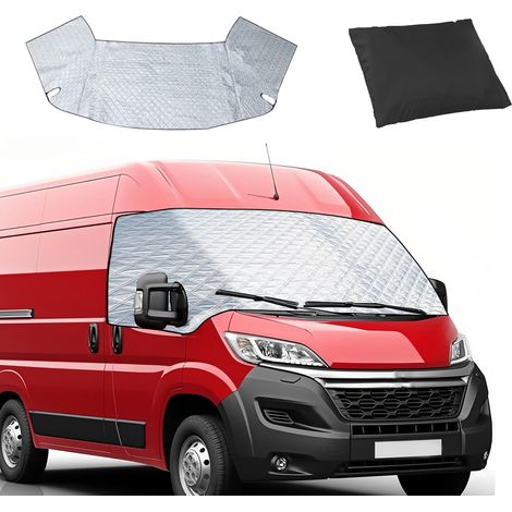Thick Windshield Cover for Boxer/Citroen Jumper/Ducato X250/290 2006-2022, Frost Windshield Cover, Frost, Dust, Sun Protection (1/5)