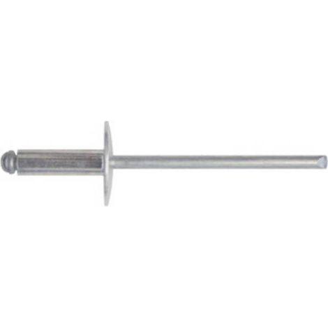 10 x CONF RIVETTI ALLUMINIO TESTA LARGA 4,8X14  50 PZ