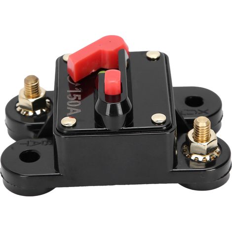 12–24 V DC 150 A Leitungsschutzschalter mit manueller Rückstellung für Audiosysteme in Autos, Booten und Lkw Wechselrichter-Schutzsicherung (1/5)