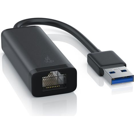 CSL Netzwerkadapter USB 3.0 Typ A Stecker auf RJ-45 Gigabit Ethernet Buchse, externe Netzwerkkarte (1/5)