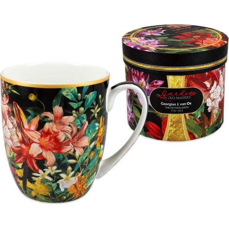Carmani, tazza Camio - Giardino dei Vecchi Maestri/Georgius Johannes van Os, fiori (1/2)