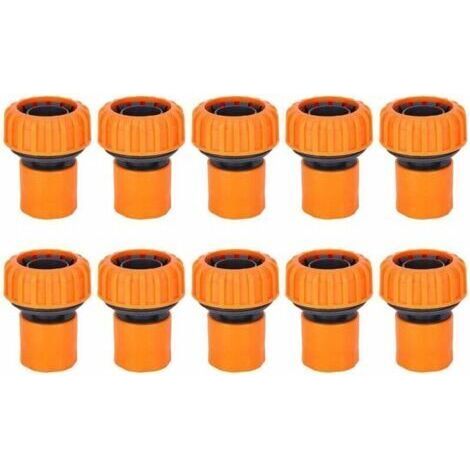 10 Pièces Connecteur Rapide De Tuyau D'Arrosage En Plastique, Raccord De Tuyau D'Arrosage Kit De Dégagement Rapide Raccords De Tuyau Et Adaptateurs Pour Arrosage De Jardin (1/4)