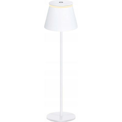 Kabellose Tischleuchte, weiß, Helligkeit und Lichtfarbe einstellbar + Fernbedienung (1/5)