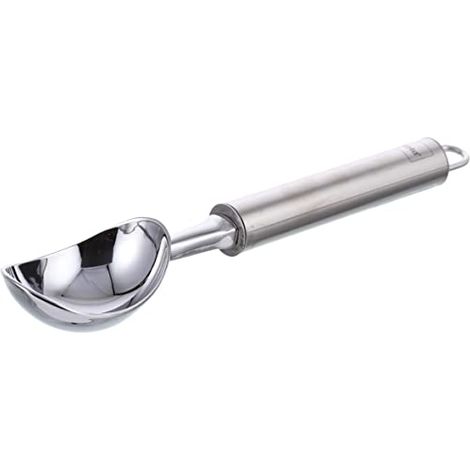 kela - Porzionatore per Gelato Rondo, in Acciaio Inox, Argento, 21 cm (1/4)