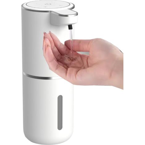 Automatischer Seifenspender (400 ml), berührungslos, USB-aufladbar, mit Infrarot-Bewegungssensor für Bad, Küche und Büro