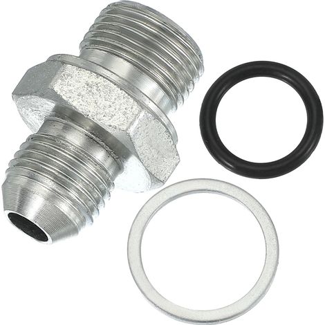 Raccord De Réduction 9/16" Mâle 37° Flare JIC x 3/8" BSPT Mâle (1/5)