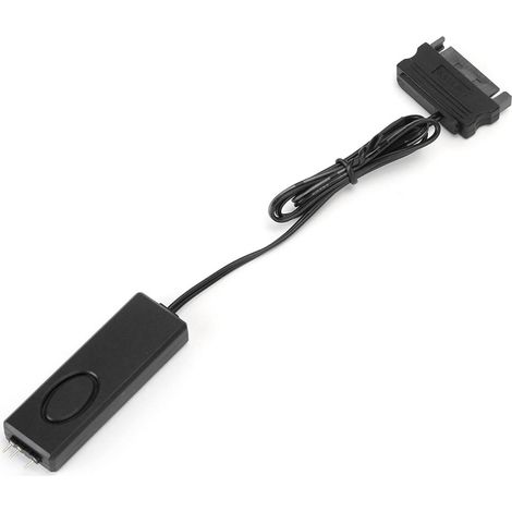 5V ARGB-Lüftersteuerung mit Fernbedienung – SATA-PC-Zubehör – Schwarz