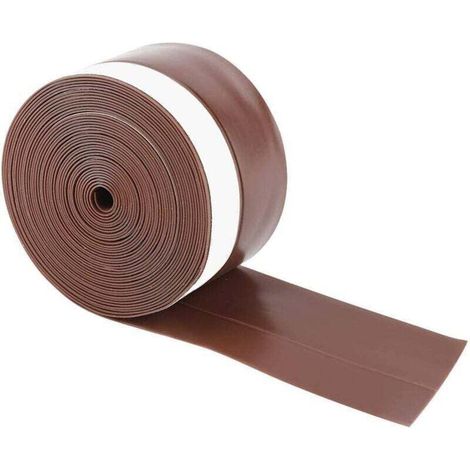 Joint d'étanchéité en silicone 5 m (45 mm), adhésif puissant, anti-poussière et anti-vent, pour portes et fenêtres (1/4)