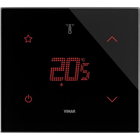VIMAR - 21514.S.76 STAR 2M Thermostat domotique noir diam.