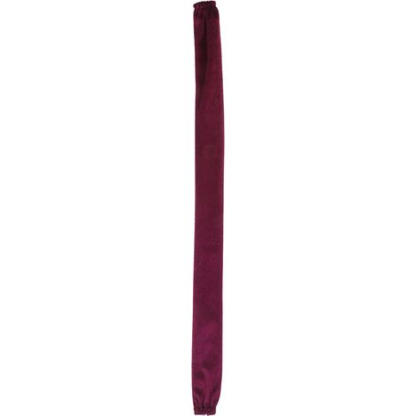 Gaine anti-poussière pour câbles en flanelle violette, 60 cm de long, 5 cm de large, avec fermeture éclair, protection des fils. (1/5)