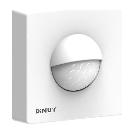 Detector movimento e presenza 180° muro Bianco IP55 (1/2)