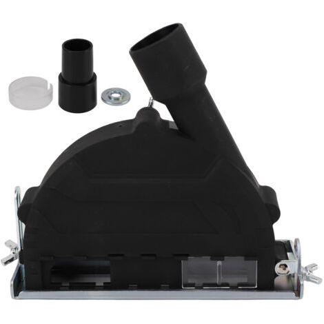 QORVA- Couvercle anti-poussière pour meuleuse d'angle – Installation rapide – Réglable 0 à 45° – Compatible lames 100 à 135mm – Fer PA66