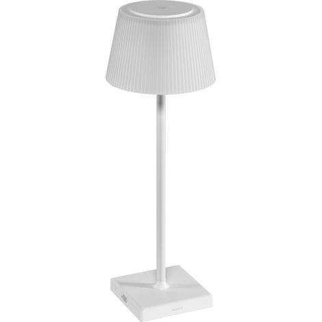 Century Margò lámpara de mesa LED blanca recargable (1/3)