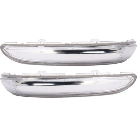 paio di coperture per indicatori di direzione a specchio, 9814464680 Lente di ricambio per indicatore di direzione a specchio per Peugeot 208 2012-2019, lente resistente e (1/4)