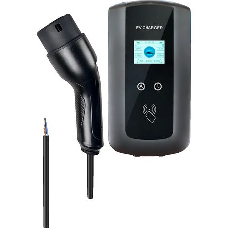 Station de Charge EV, Courant Ajustable 32A, Contrôle Intelligent WiFi (1/2)