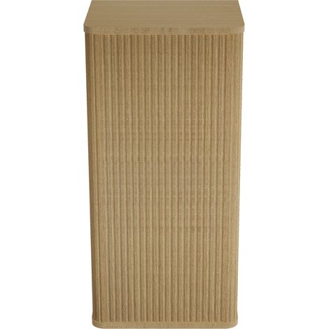 CHICFURN Armadio da parete per bagno 36x29x75 cm in MDF color rovere scanalato (1/5)