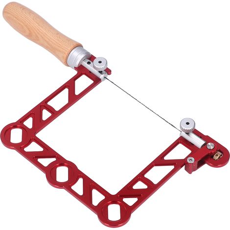 Manuelle Dekupiersäge aus Holz, U-förmig, Holzgriff, für Juweliere und Metallarbeiter, 10 cm Sägeblatt (1/5)