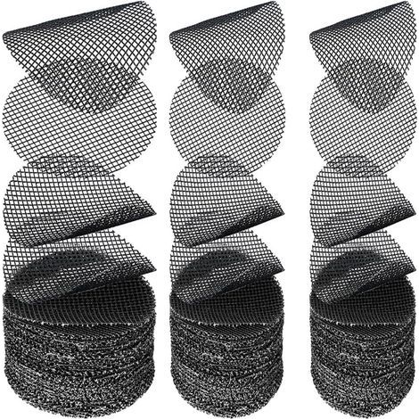 150 Pièces Tampons en Maille pour Pot de Fleur,Grille de Fond d'empotage pour Plantes Ronde Tapis de Pot de Fleur de Jardinage Tapis en Maille (1/4)