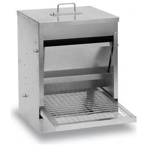 Poulailler Direct – Mangeoire poule anti gaspillage 10kg – Accessoire poulailler en plastique recyclé – Conception ergonomique pour un usage facile (1/4)