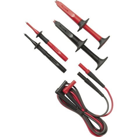 Fluke TL223-1 Set de cordons de mesure de sécurité Banane mâle 4 mm Banane mâle 4 mm 1.50 m noir, rouge 1 pc(s)