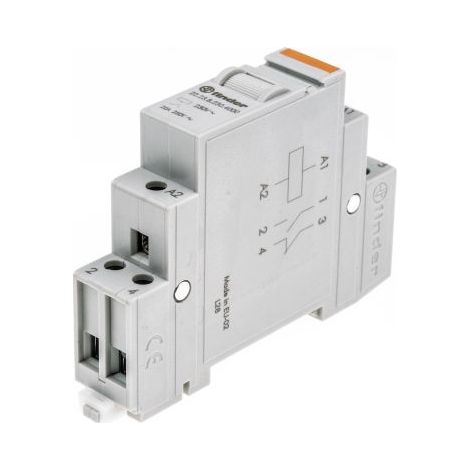 Finder 22 Series Relais de puissance 1 NO, 1 NF, bobine 230V c.a. Rail DIN 3W ( Prix pour 1 ) (1/4)