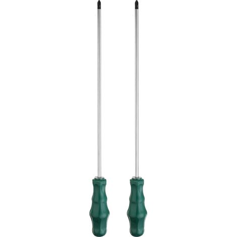 2pcs PH2 Tournevis Phillips Tournevis Cruciforme 2 15.7" Vert (1/5)