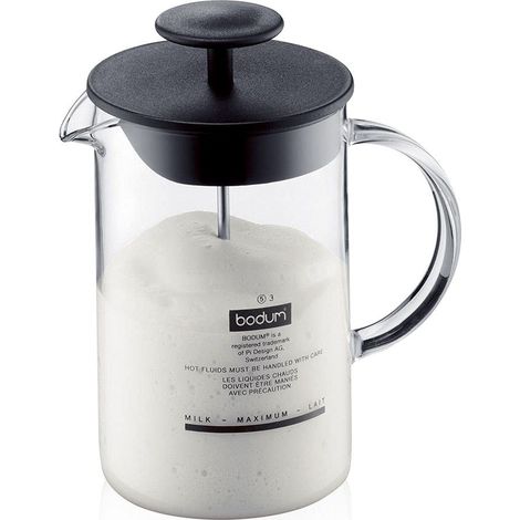 Latteo: montalatte con manico in vetro, 0.25 l (1/5)