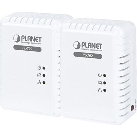Adattatore Powerline a muro 500Mbps POWPL702EU per rete stabile Ethernet