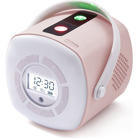 Réveil digital LED USB, horloge de bureau rechargeable (1/3)