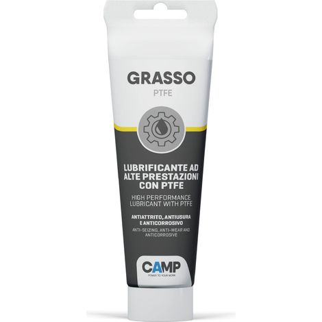 Camp GRASSO PTFE, Grasso lubrificante sintetico a base di PTFE ad alte prestazioni, Effetto anti-usura e anti-grippaggio, 150 ml (1/3)