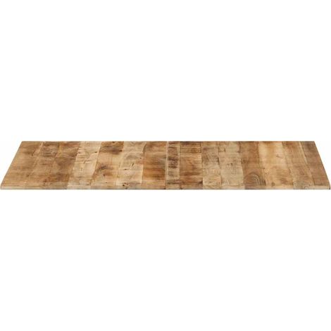 vidaXL Tischplatte aus massivem Mangoholz 15-16 mm 120x60 cm