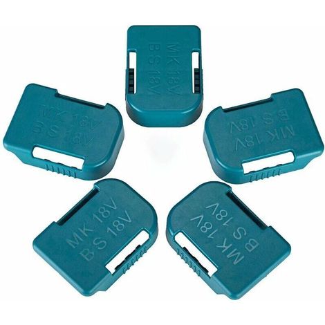soportes de batería para Makita de 18 V, también para Bosch de 18 V, compatibles con baterías BL1830, BL1840, BL1850, BL1860, BAT609 y BAT622. (1/5)
