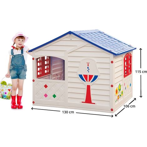 CASETTA IN PLASTICA GRANDSOLEIL DA ESTERNO CASA MIA GIARDINO GIOCO BIMBI