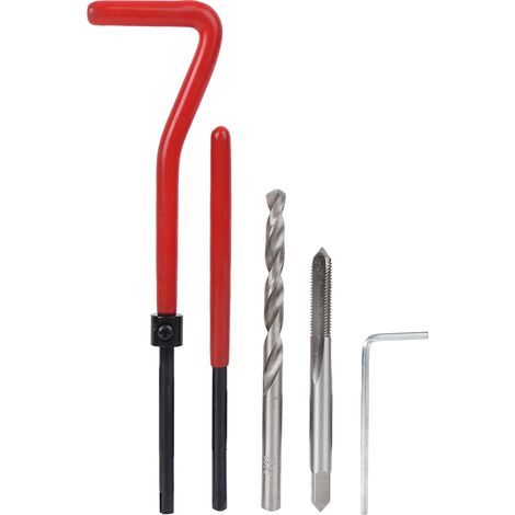 Kit de réparation de filetage M5 25 pièces avec boîte en plastique transparent pour machines de traitement (1/5)
