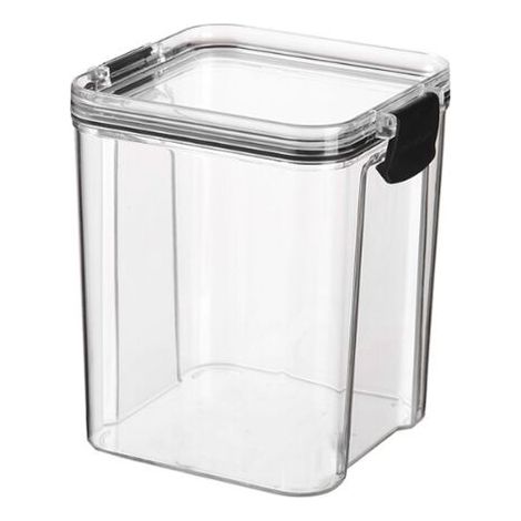 4pcs Fridge Kitchen Storage Box Snacks Nuts Sealed Storage Tank Various Cereals - 950ml F2ZWP1l5Z5 (1/3)