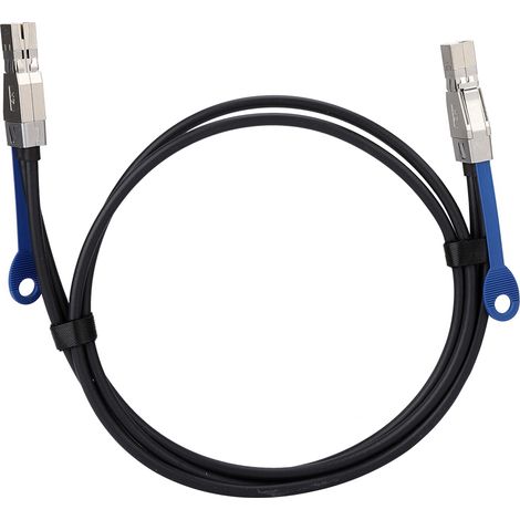 Câble de raccordement cuivre MINISAS 4X à 12G haute vitesse pour transmission rapide (1/5)