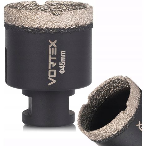 Corona diamantata 45mm per trapano a corona Vortex M14 gres (1/4)