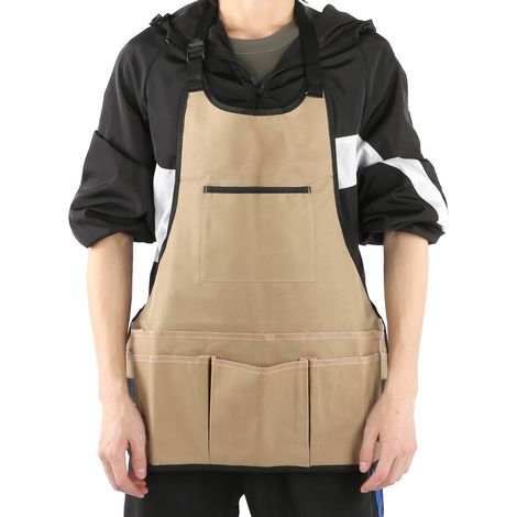 Tablier multifonctionnel pour technicien, sac de rangement pour outils, pochette de rangement, trousse à outils (1/5)