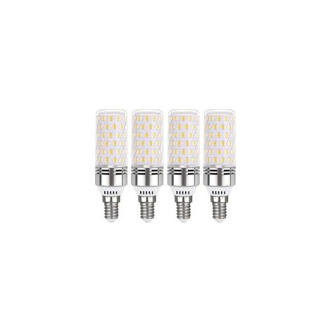 Ampoule E14 Mais LED 16W Blanc Froid 6000K, 1450LM, Équivalent Halogène E14 100W, 360° Lumiere, AC 220V, Ampoule E14 LED Mais pour Éclairage Intérieur, non-dimmable, lot de 4 (1/4)