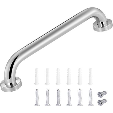 Barre d'appui antidérapante en acier inoxydable 30 cm pour salle de bain, baignoire, douche, salle de bain, salle de bain, cuisine, main courante d'escalier (1/5)