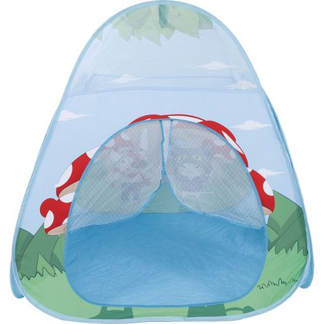 Tente Enfant Intérieur Extérieur - Motif Dessin Animé - Structure Stable - Léger et Pliable - Pour Jeux Imaginaires - 1 Pièce (1/5)