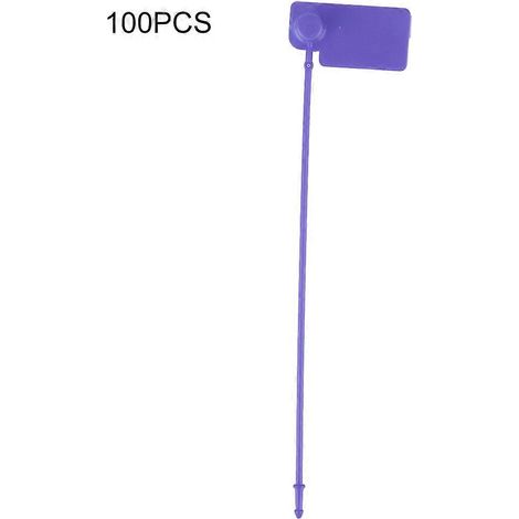 100pcs Étiquettes de câble jetables, attaches colorées auto-serrantes, repères d'identification, anneaux de marquage antivol, liens de câble pratiques (1/5)