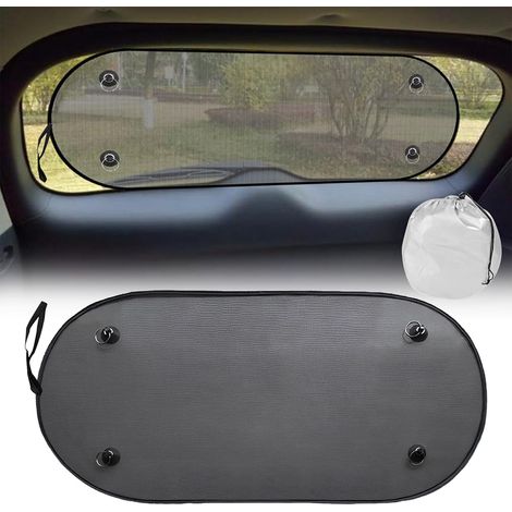 Tendina parasole per lunotto posteriore, parasole in rete per lunotto posteriore, parasole per auto, 100x50 cm, ventilato e traspirante, con protezione UV (1/5)