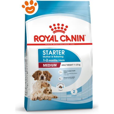 Royal Canin Dog Medium Starter Mother&Babydog - Royal Canin Dog Medium Starter Mother&Babydog - Sacco Da 15 Kg