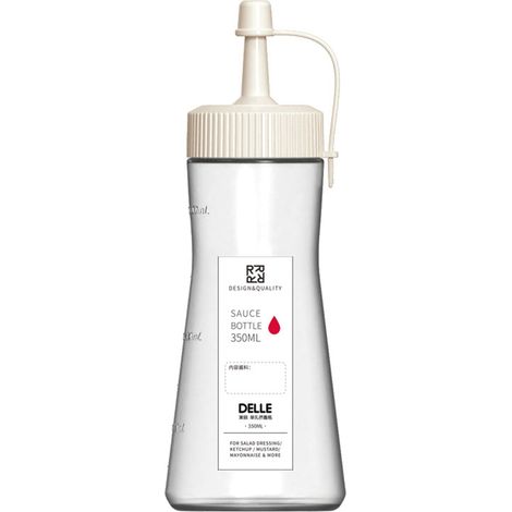Bouteille Distributrice De Sauce - Embout À Trou Unique - Polyéthylène Souple - Pour Ketchup Moutarde Mayonnaise Vinaigrette - 1 Pièce (1/5)