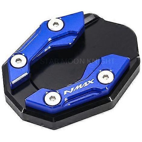 Motorradzubehör Seitenständer für Yamaha Nmax155, N Max, Nmax 155, 125, Nmax125, Seitenständerplatte, Verlängerung, Stützfuß, Basis – NMax – Blau (1/5)