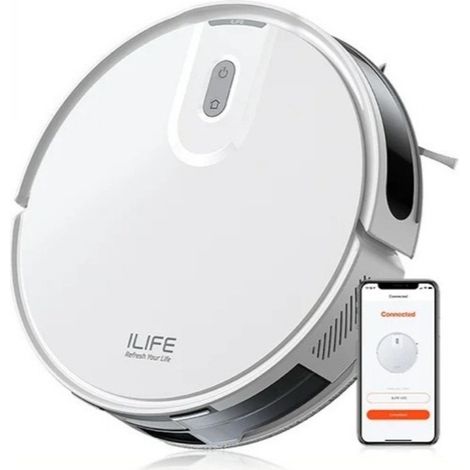 Aspirateur robot ILIFE V20, aspiration 5000Pa, navigation intelligente SOF LiDAR, contrôle par application, nettoyage personnalisable, auto-chargeant (1/5)